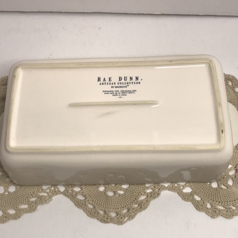 New Rae Dunn Loaf Pan “Cozy” - Picture 3 of 7